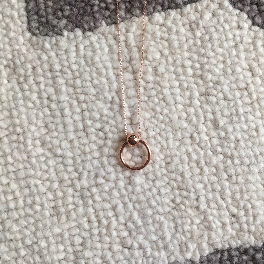 Uncommon James rose gold necklace NWT
